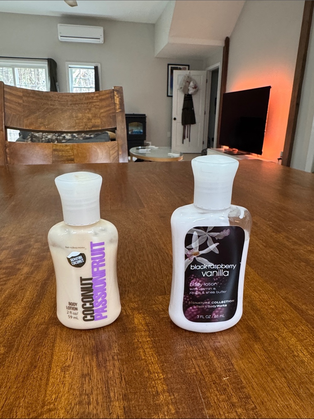 Lot of Bath & Body Works Black Raspberry Vanilla + Coconut Passionfruit Lotions